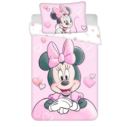 Bavlnené obliečky BABY MINNIE POWDER PINK