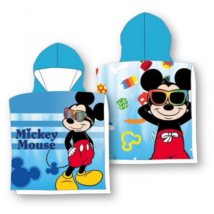 Detské pončo Mickey blue 