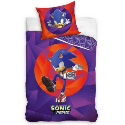 Bavlnené návliečky Ježko Sonic Prime